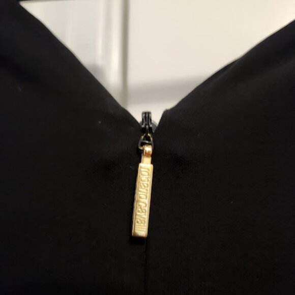 ROBERTO CAVALLI WOMEN'S BLACK DRESS V NECK - Picture 3 of 8